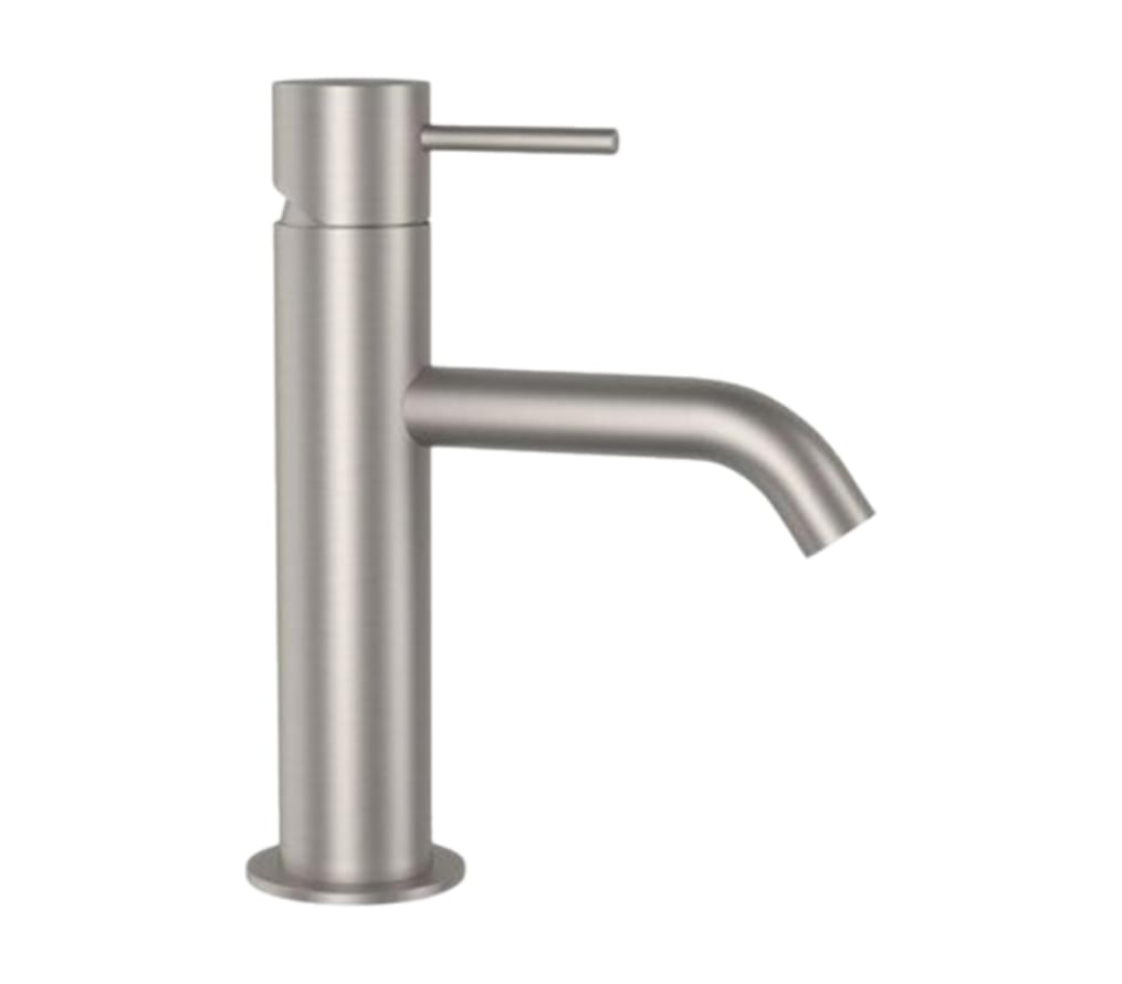 Плитка Remer X Style Inox Смеситель для раковины г-образный X STYLE INOX нержавеющая сталь  поверхность матовая