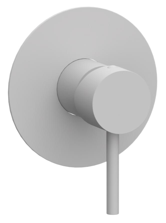 Плитка Remer X Style Встраиваемый смеситель для душа на 1 выход X STYLE белый матовый  поверхность матовая