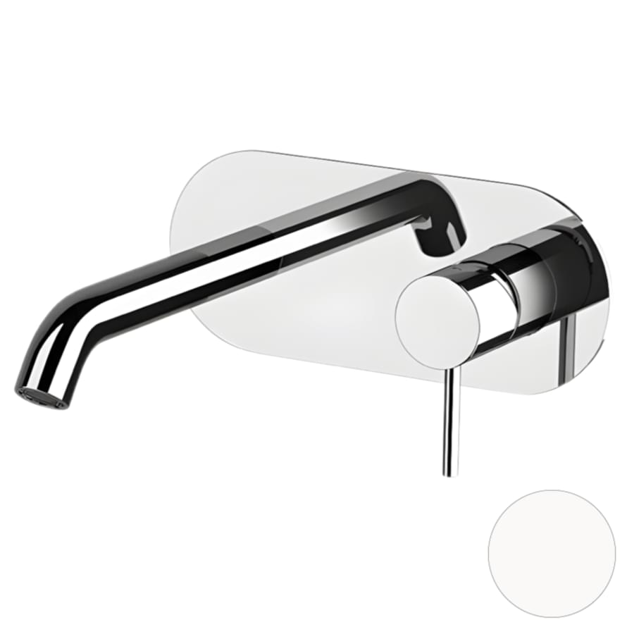 Плитка Remer X Style Встраиваемый смеситель для раковины X STYLE белый матовый  поверхность матовая