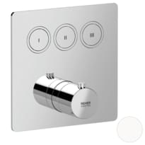 Плитка Remer X Style Встраиваемый смеситель термостатический для душа X STYLE белый матовый поверхность матовая