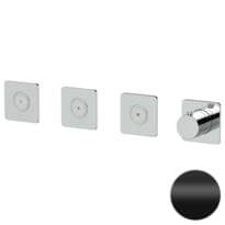 Плитка Remer X Style Встраиваемый смеситель термостатический для душа X STYLE черный матовый поверхность матовая