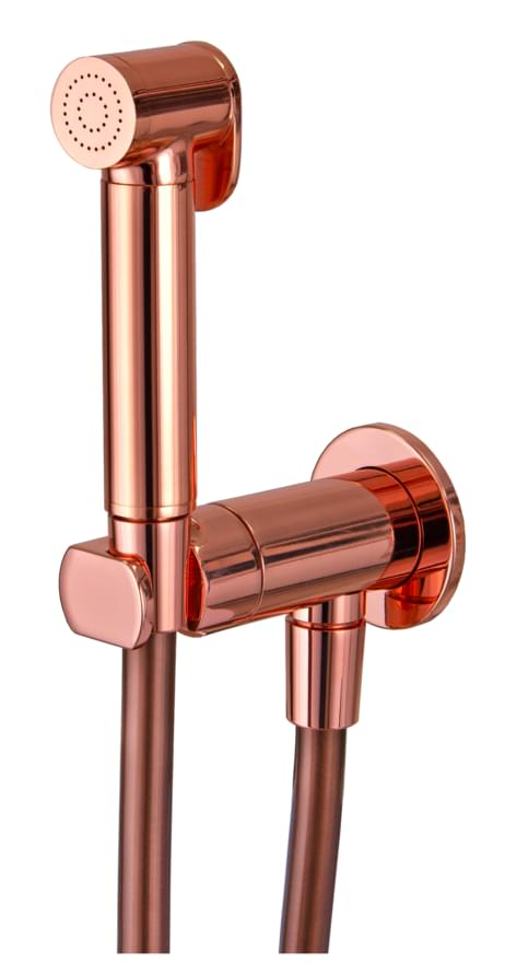 Плитка Remer X Style Гигиенический душ со смесителем X STYLE медь глянцевая  поверхность глянец