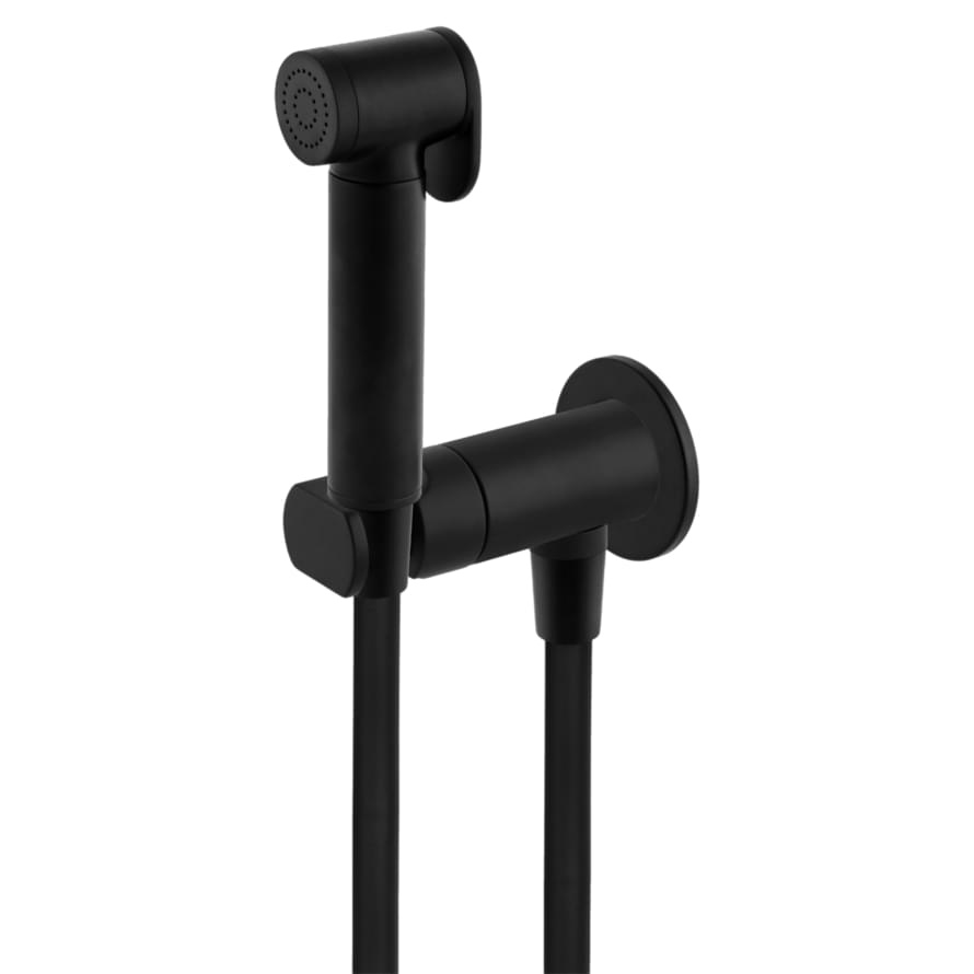 Плитка Remer X Style Гигиенический душ со смесителем X STYLE черный матовый  поверхность матовая