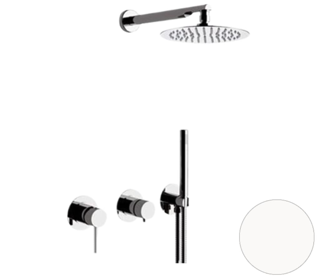 Плитка Remer X Style Душевая система X STYLE белый матовый  поверхность матовая