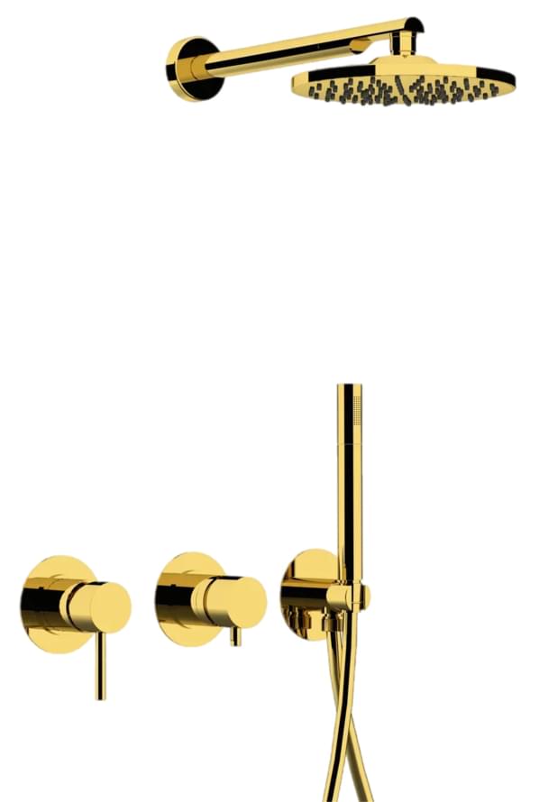 Плитка Remer X Style Душевая система X STYLE золото глянцевое  поверхность глянец