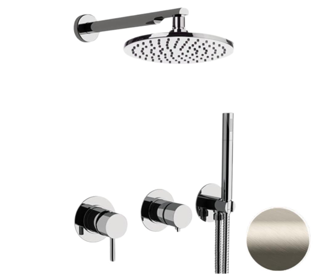 Плитка Remer X Style Душевая система X STYLE сталь  поверхность матовая