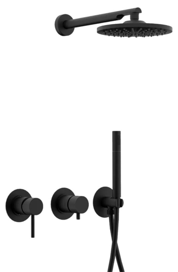 Плитка Remer X Style Душевая система X STYLE черный матовый  поверхность матовая