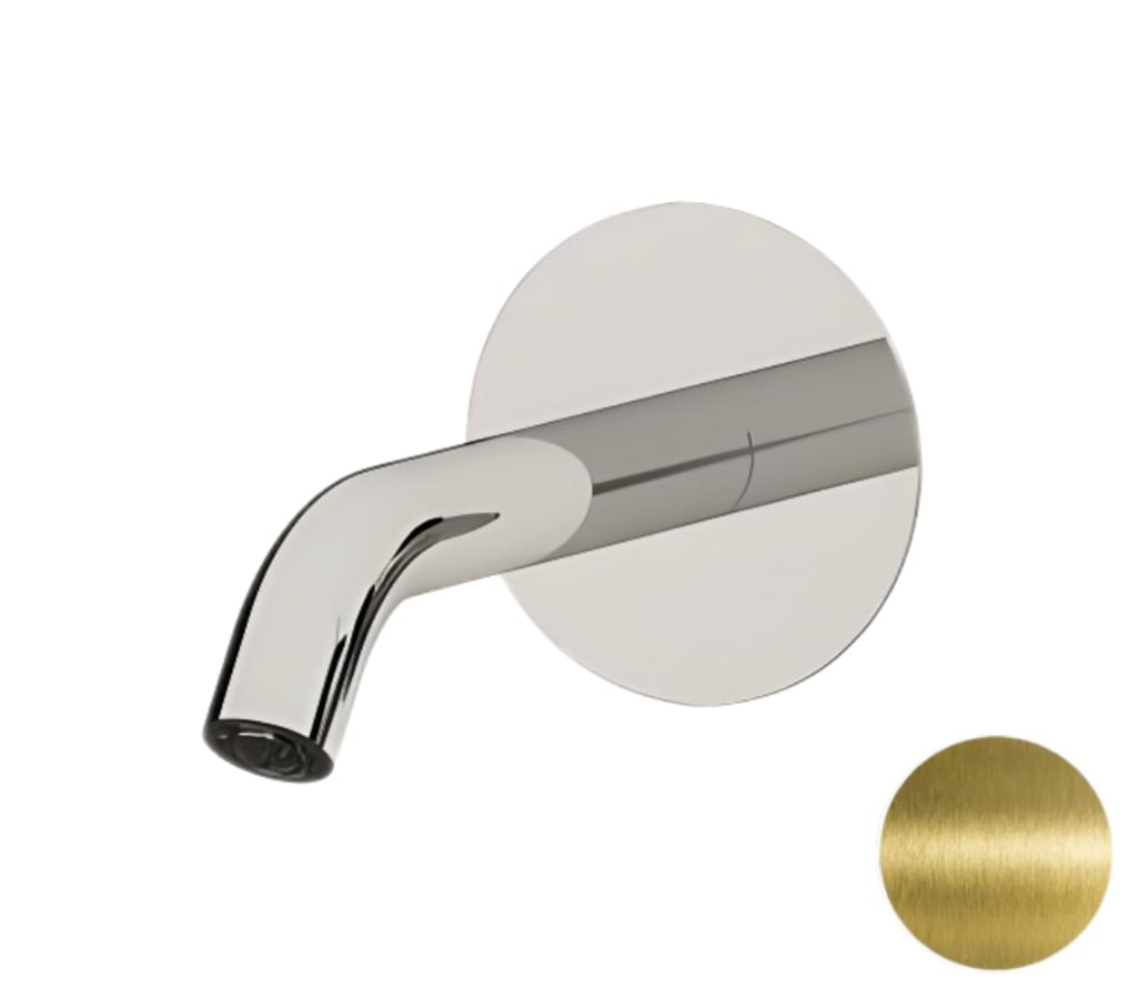 Плитка Remer X Style Излив настенный X STYLE отражатель 90 мм состаренная латунь  поверхность брашированная