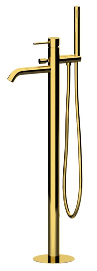 Плитка Remer X Style Напольный смеситель для ванны X STYLE золото глянцевое  поверхность глянец