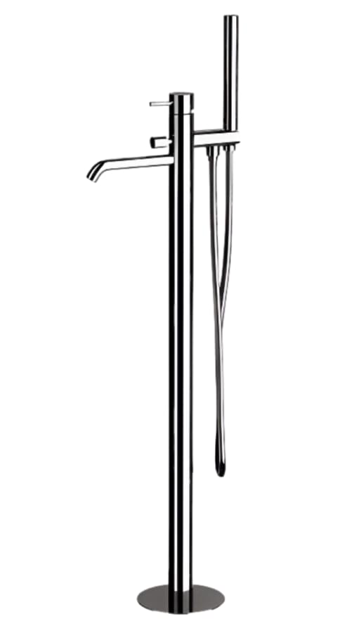 Плитка Remer X Style Напольный смеситель для ванны X STYLE хром  поверхность глянец