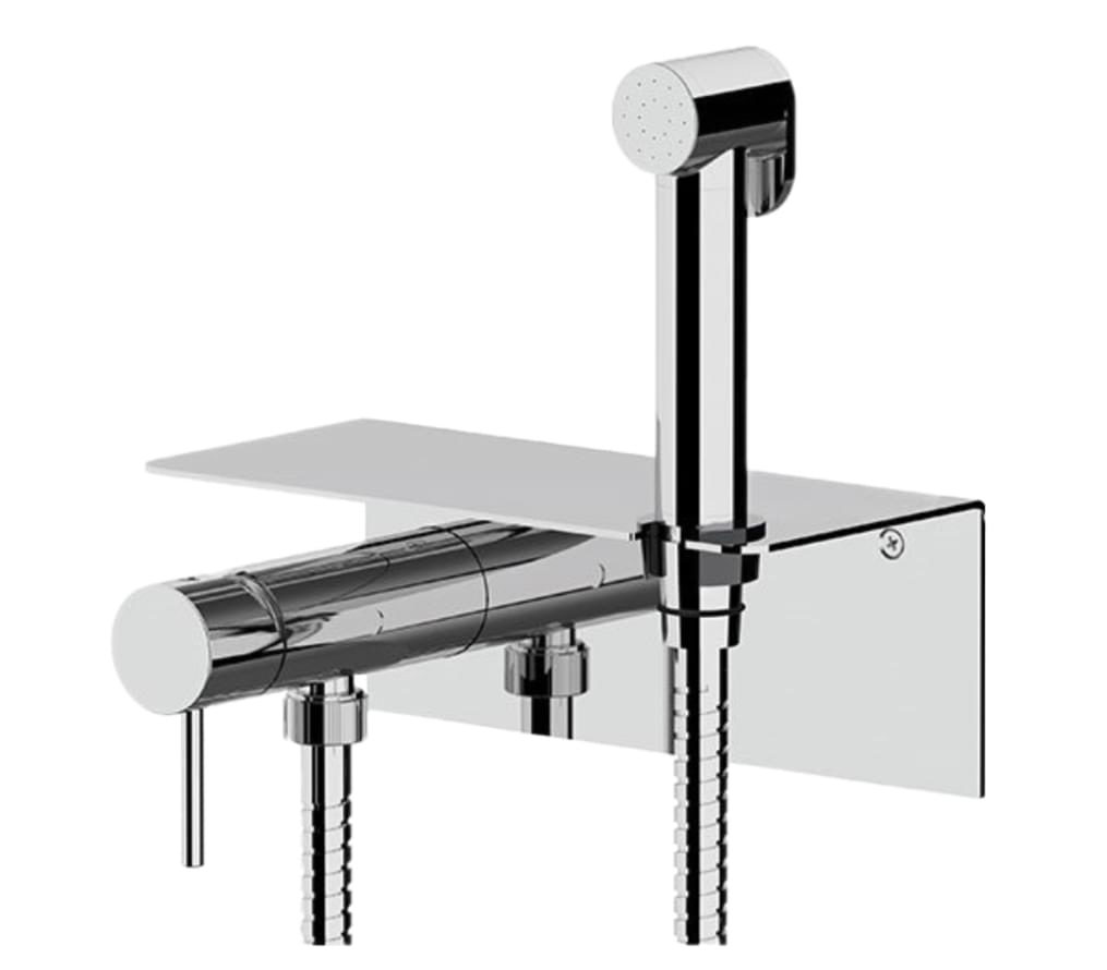 Плитка Remer X Style Округлый гигиенический душ со смесителем X STYLE хром  поверхность глянец