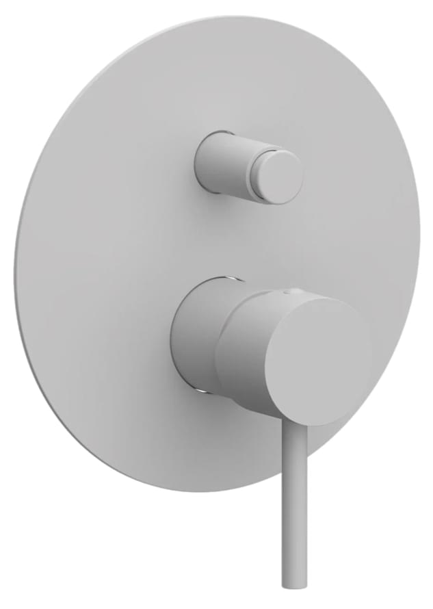 Плитка Remer X Style Смеситель встраиваемый для душа X STYLE белый матовый  поверхность матовая