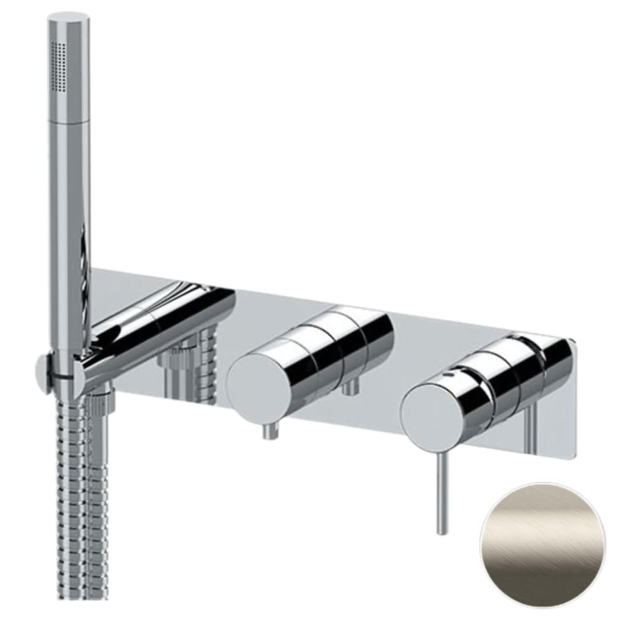 Плитка Remer X Style Смеситель встраиваемый для душа X STYLE сталь  поверхность матовая