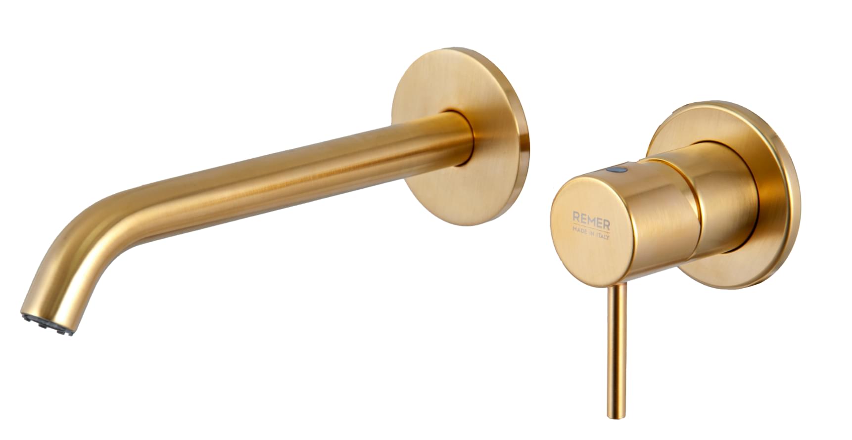 Плитка Remer X Style Смеситель встраиваемый для раковины X STYLE золото брашированное  поверхность брашированная