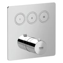 Плитка Remer X Style Смеситель встраиваемый термостатический для душа X STYLE хром поверхность глянец