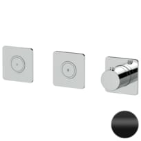 Плитка Remer X Style Смеситель встраиваемый термостатический для душа X STYLE черный матовый поверхность матовая