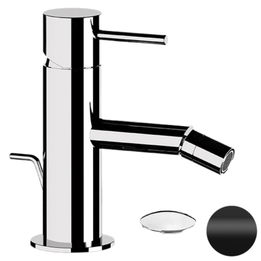 Плитка Remer X Style Смеситель для биде округлый X STYLE черный матовый  поверхность матовая