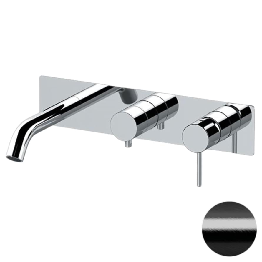 Плитка Remer X Style Смеситель для ванны X STYLE черный брашированный хром  поверхность брашированная