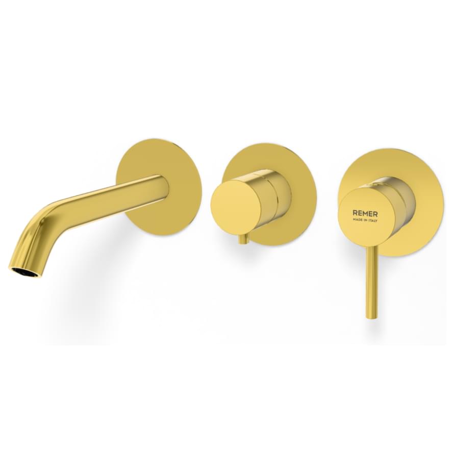 Плитка Remer X Style Смеситель для ванны встраиваемый X STYLE золото глянцевое  поверхность глянец