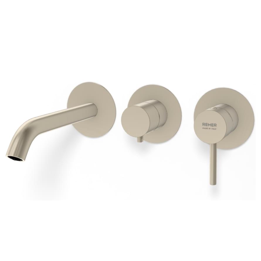 Плитка Remer X Style Смеситель для ванны встраиваемый X STYLE сталь  поверхность матовая