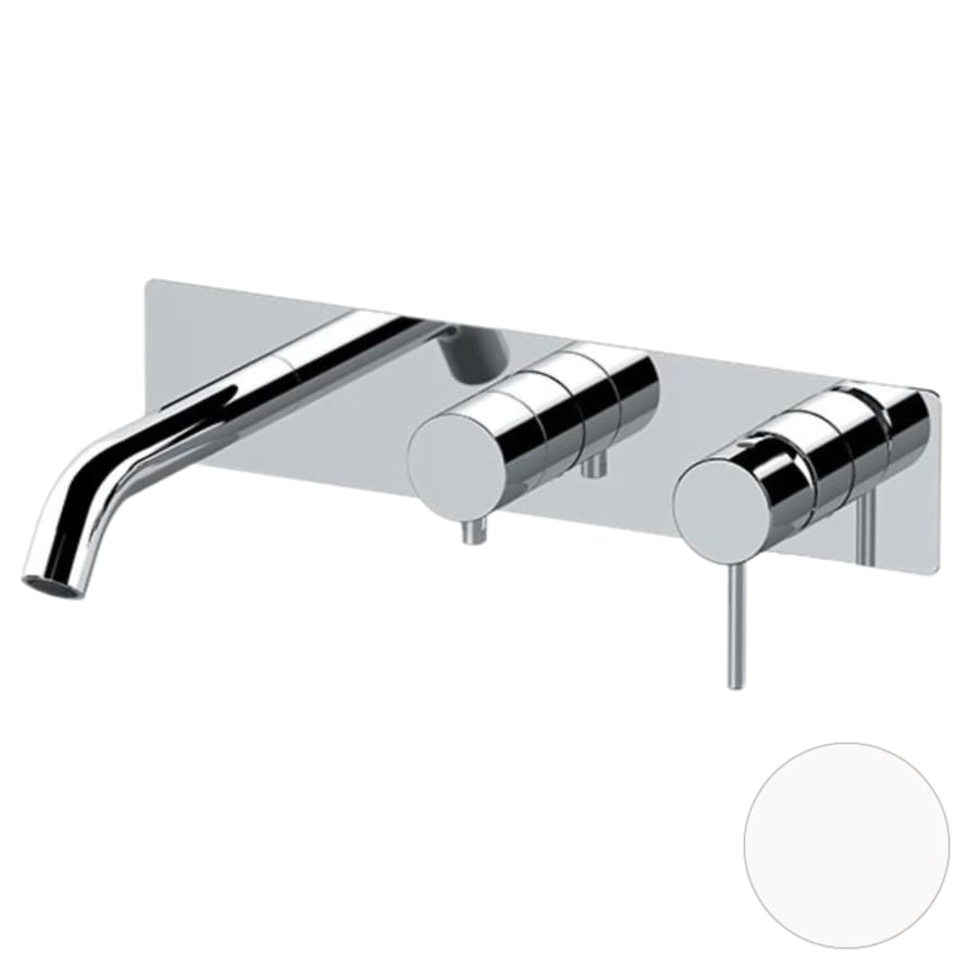 Плитка Remer X Style Смеситель для ванны квадратный X STYLE белый матовый  поверхность матовая