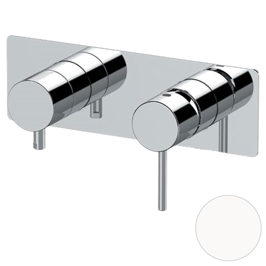 Плитка Remer X Style Смеситель для душа X STYLE встраиваемый белый матовый  поверхность матовая