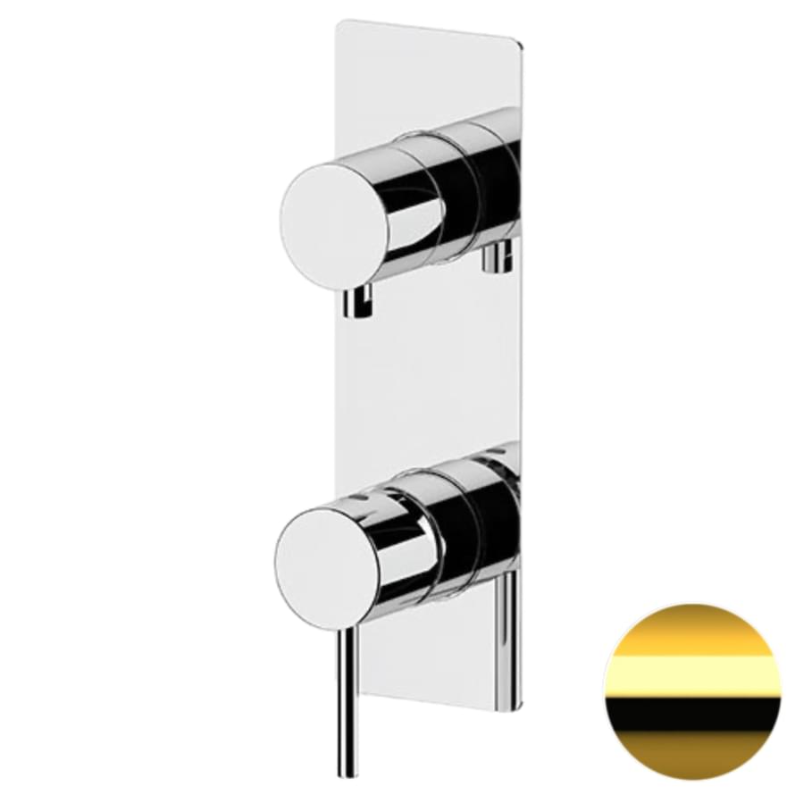 Плитка Remer X Style Смеситель для душа X STYLE встраиваемый квадратный золото глянцевое  поверхность глянец