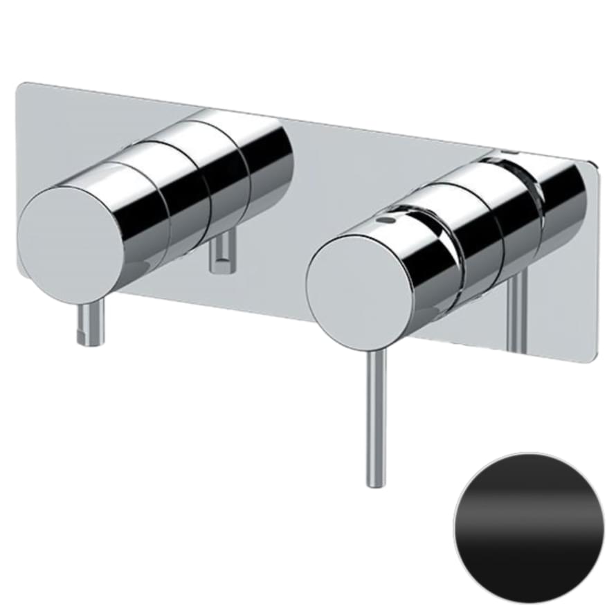 Плитка Remer X Style Смеситель для душа X STYLE встраиваемый черный матовый  поверхность матовая