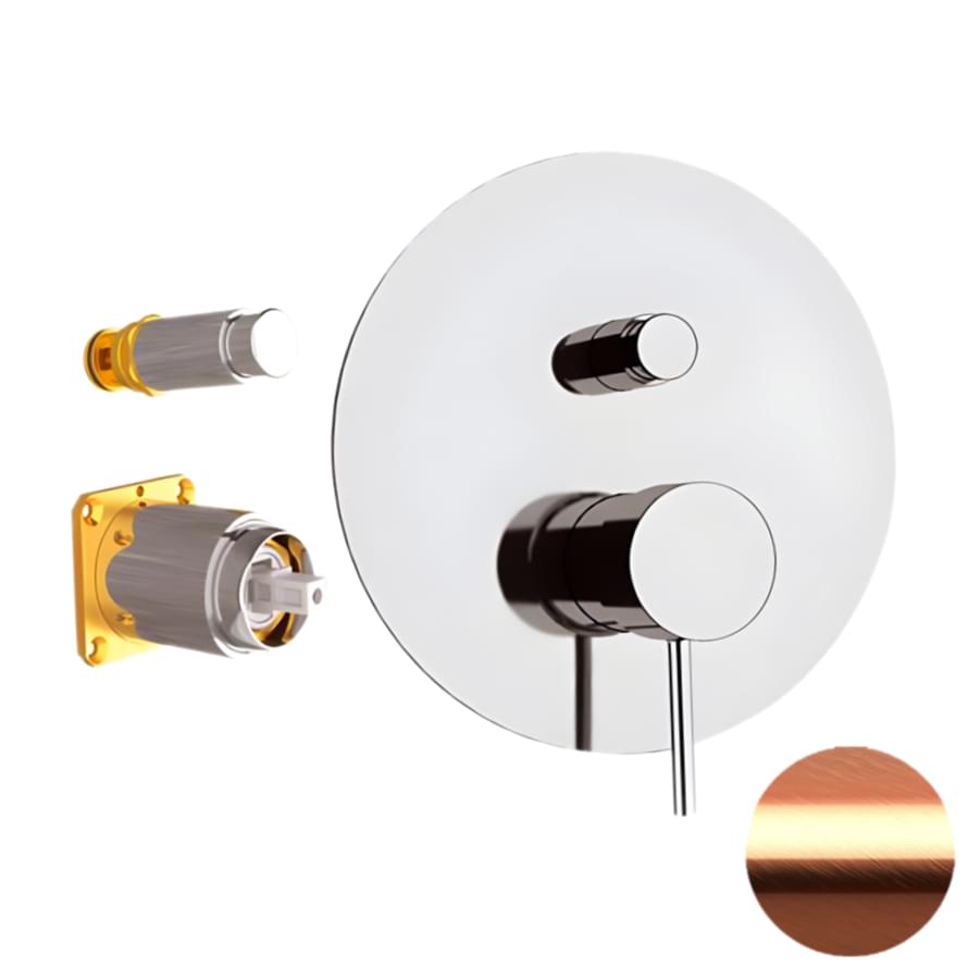 Плитка Remer X Style Смеситель для душа X SYLE медь брашированная  поверхность брашированная