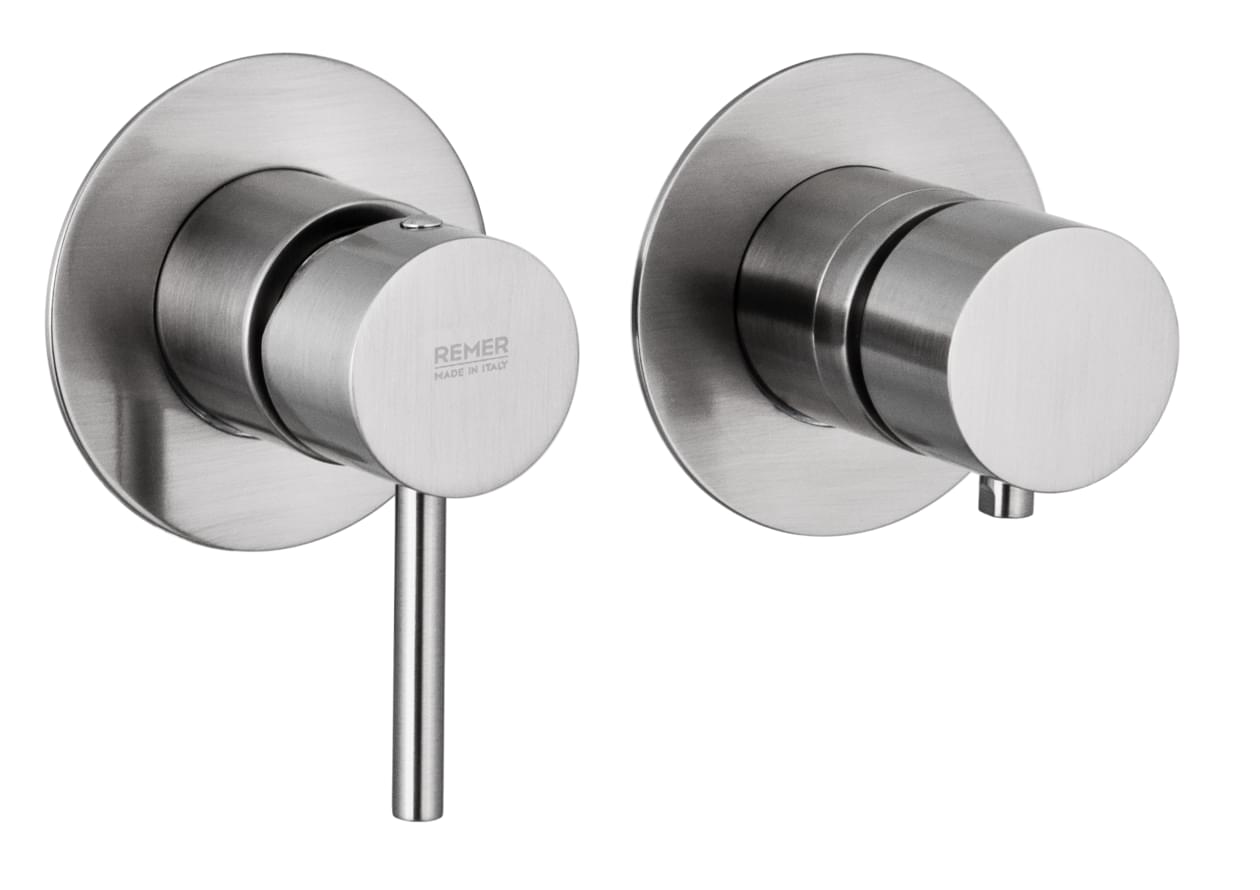 Плитка Remer X Style Смеситель для душа встраиваемый X STYLE никель брашированный  поверхность брашированная