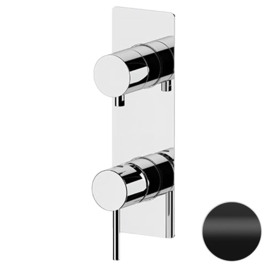 Плитка Remer X Style Смеситель для душа квадратный X STYLE черный матовый  поверхность матовая