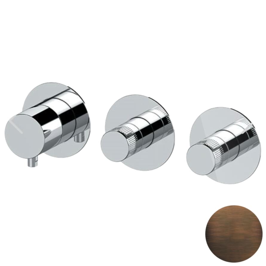 Плитка Remer X Style Смеситель для душа на 2 выхода X STYLE бронза масляная  поверхность матовая