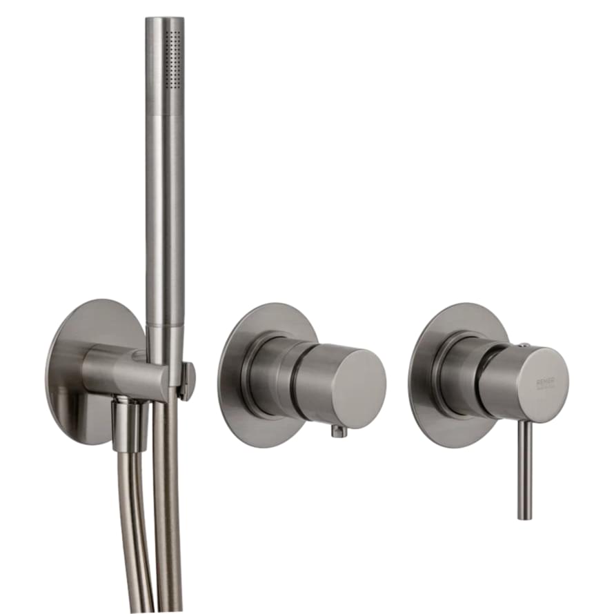 Плитка Remer X Style Смеситель для душа на 3 выхода X STYLE сталь  поверхность матовая