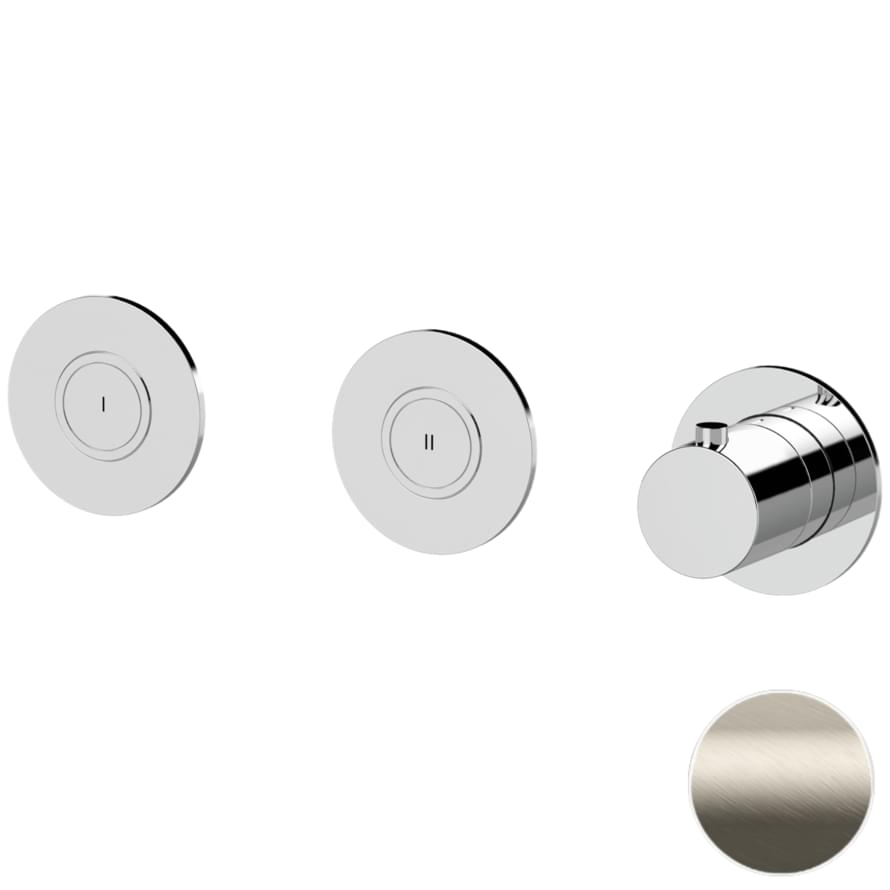 Плитка Remer X Style Смеситель для душа термостатический X STYLE сталь  поверхность матовая