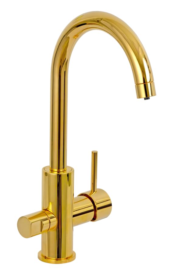 Плитка Remer X Style Смеситель для кухни округлый X STYLE золото глянцевое  поверхность глянец