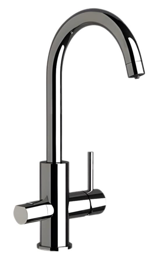 Плитка Remer X Style Смеситель для кухни округлый с поворотным изливом X STYLE хром  поверхность глянец