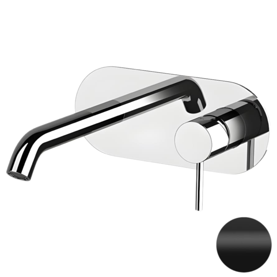 Плитка Remer X Style Смеситель для раковины X STYLE встраиваемый черный матовый  поверхность матовая