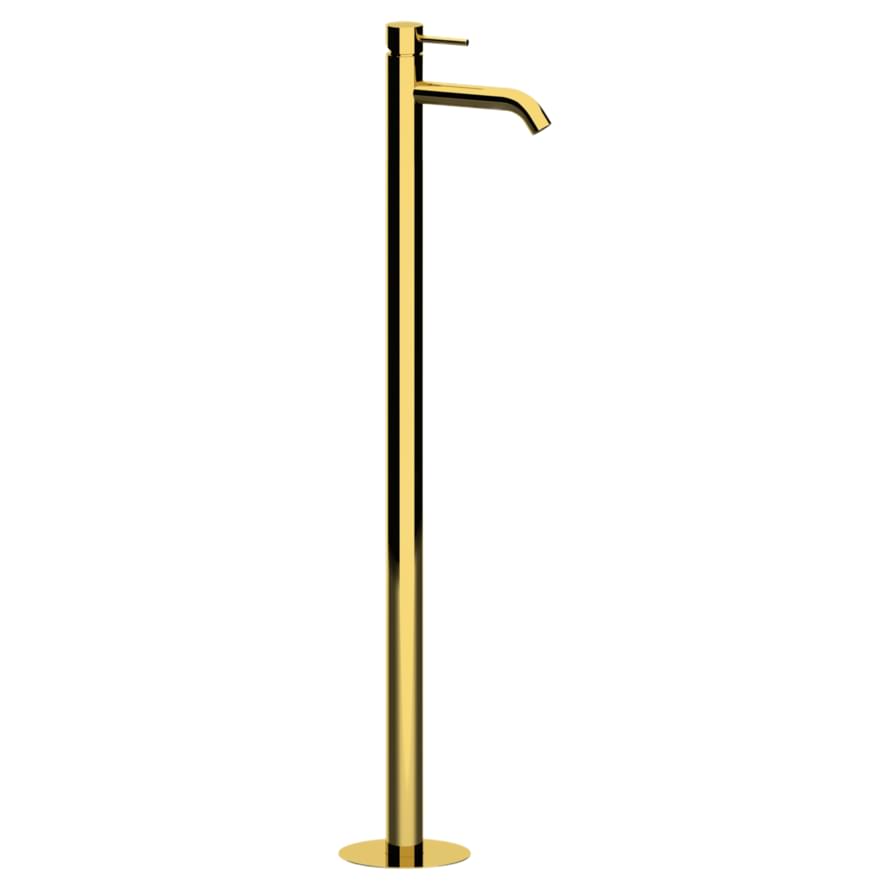 Плитка Remer X Style Смеситель для раковины X STYLE напольный золото глянцевое  поверхность глянец