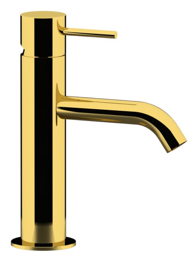 Плитка Remer X Style Смеситель для раковины X STYLE округлый золото глянцевое  поверхность глянец