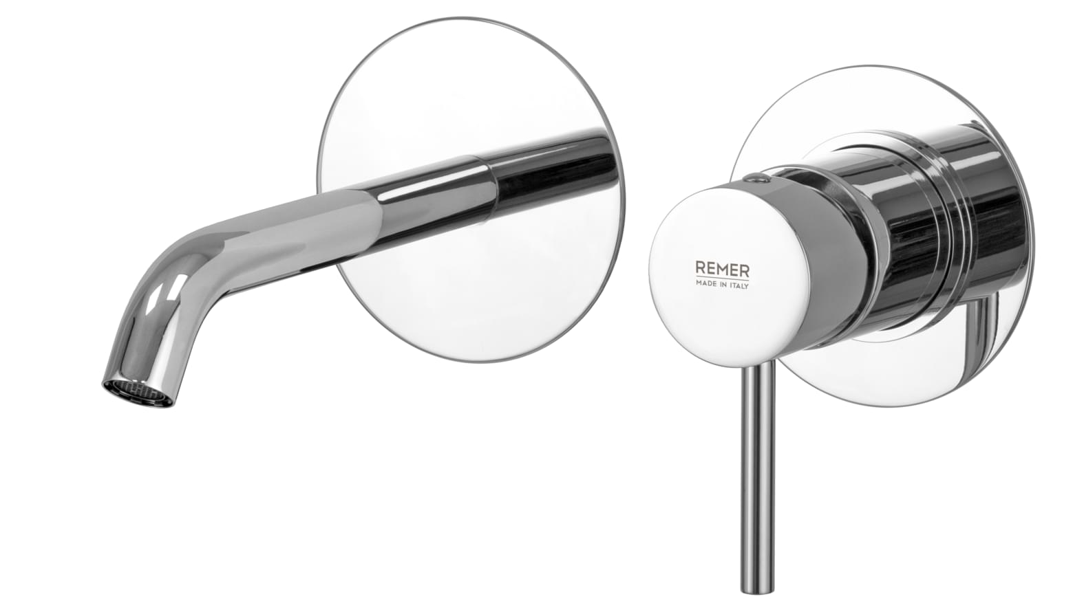 Плитка Remer X Style Смеситель для раковины X STYLE хром встраиваемый округлый  поверхность глянец