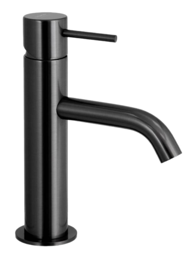 Плитка Remer X Style Смеситель для раковины X STYLE черный брашированный округлый  поверхность брашированная