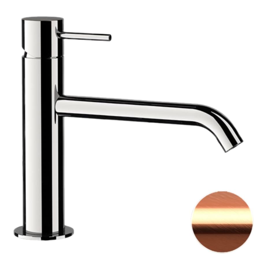 Плитка Remer X Style Смеситель для раковины г-образный X STYLE медь брашированная  поверхность брашированная