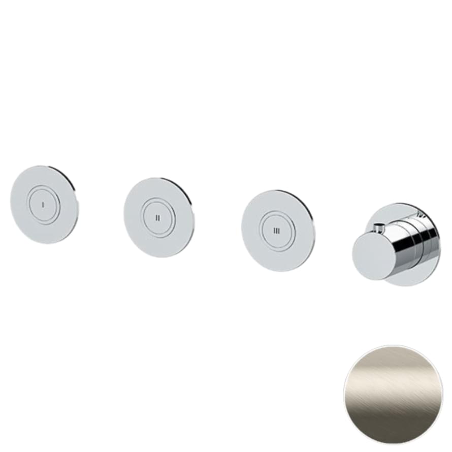 Плитка Remer X Style Смеситель квадратный термостатический для душа X STYLE сталь  поверхность матовая