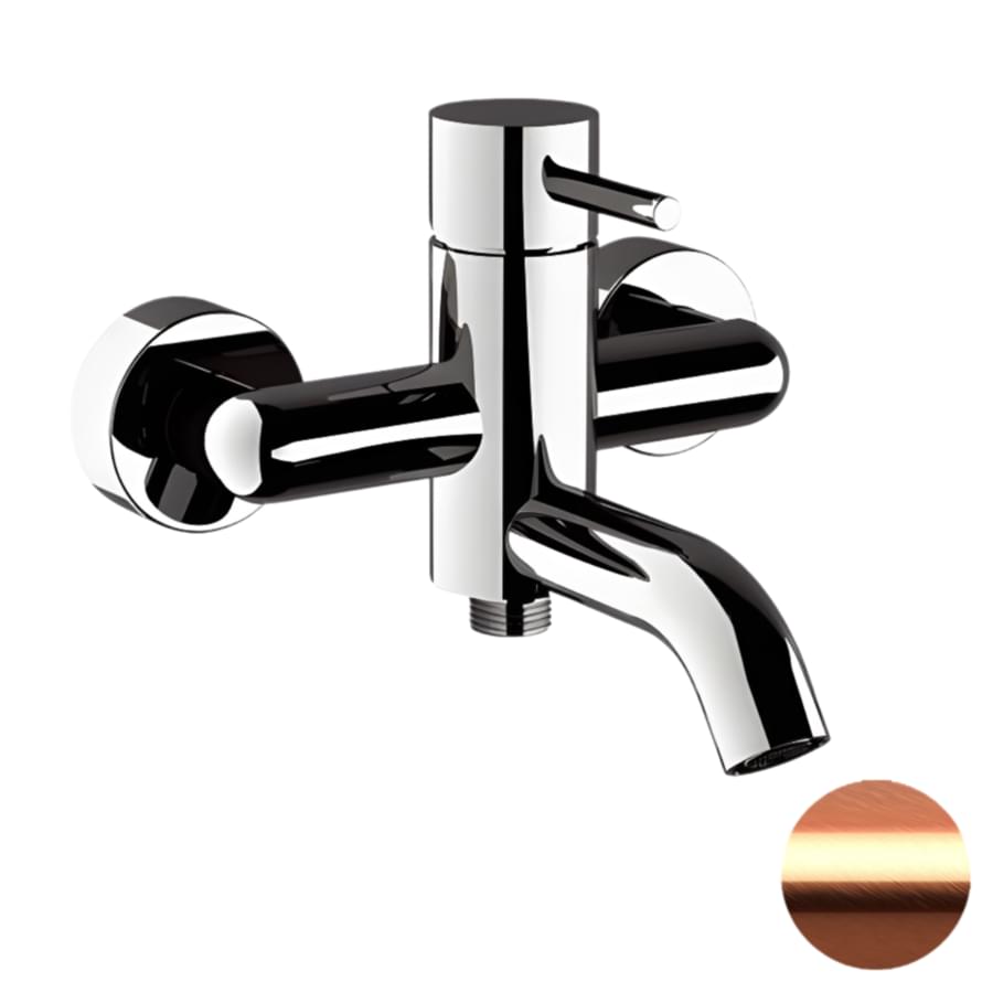 Плитка Remer X Style Смеситель настенный для ванны X STYLE медь брашированная  поверхность брашированная