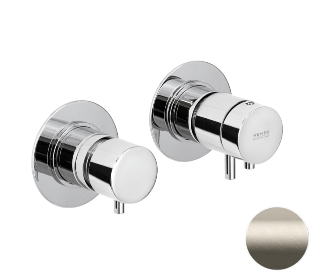 Плитка Remer X Style Смеситель термостатический для душа X STYLE сталь  поверхность матовая