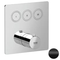 Плитка Remer X Style Смеситель термостатический для душа встраиваемый X STYLE черный матовый поверхность матовая