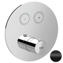 Плитка Remer X Style Смеситель термостатический для душа на 2 выхода X STYLE черный матовый поверхность матовая