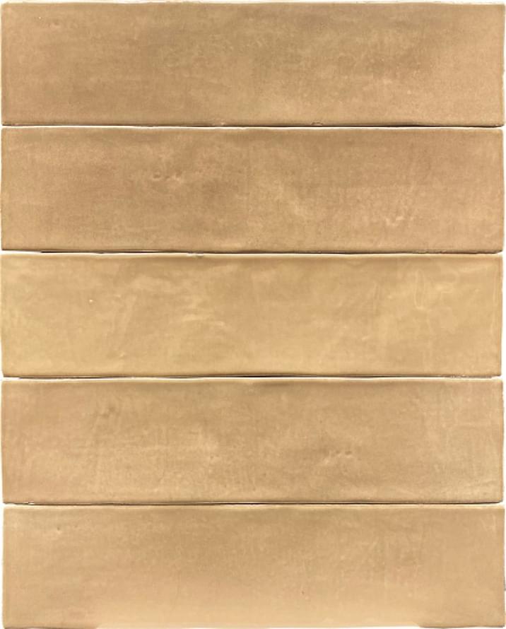 Плитка Revoir Paris Studio Amande Glossy 6.2x25 см, поверхность глянец