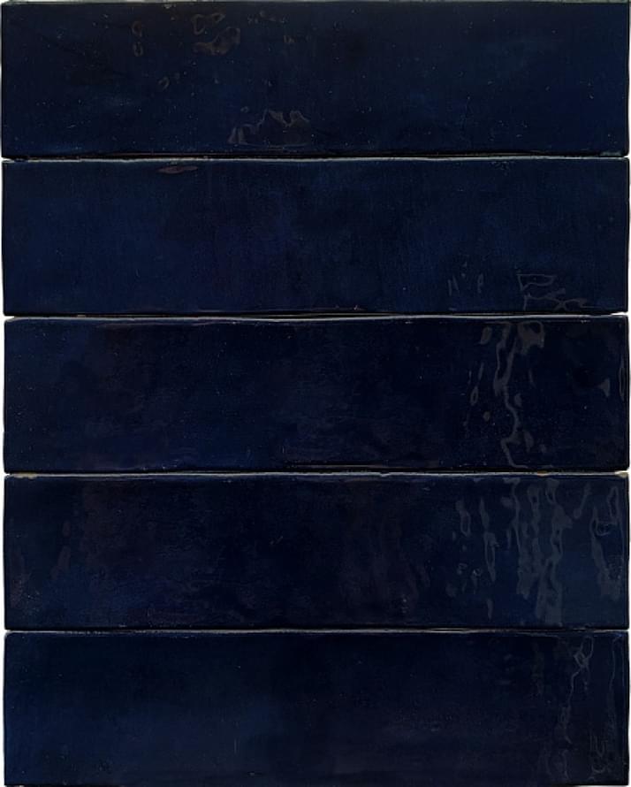 Плитка Revoir Paris Studio Cobalt Glossy 6.2x25 см, поверхность глянец