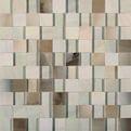 Плитка Rex Alabastri Bamboo Mosaico 3D Lapp 30x30 см, поверхность полированная, рельефная
